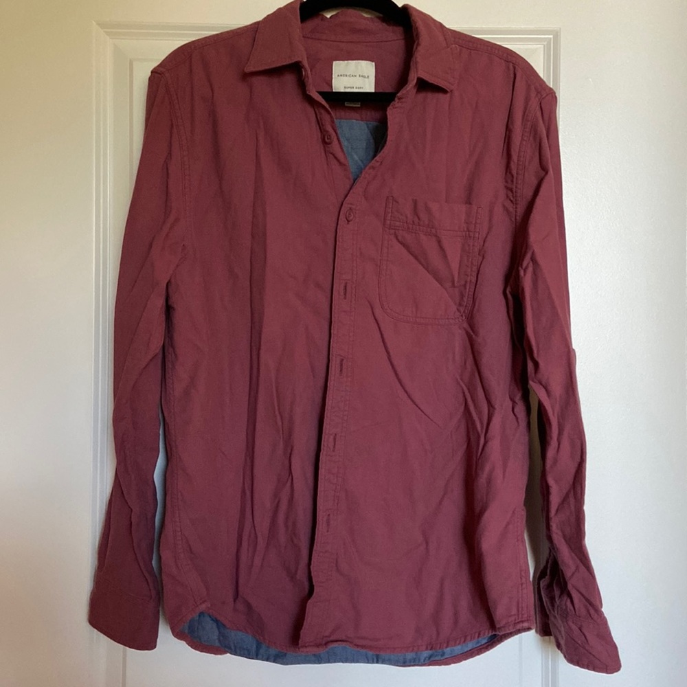 American Eagle “Super Soft” Button Down
